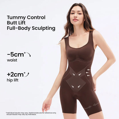 Women Easy Slide Closure Body Shaper High Compression Tummy Butt Lift Shapewear Bodysuit