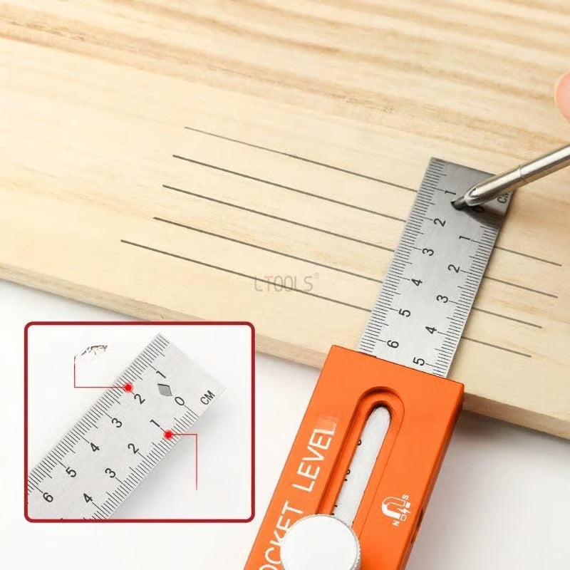 ⏳Time-Limited Special⏰Multifunctional Marking Level Ruler
