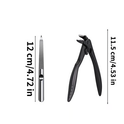 ✨🔥Stainless Steel Curved Nail Clipper – Ergonomic & Easy for Seniors