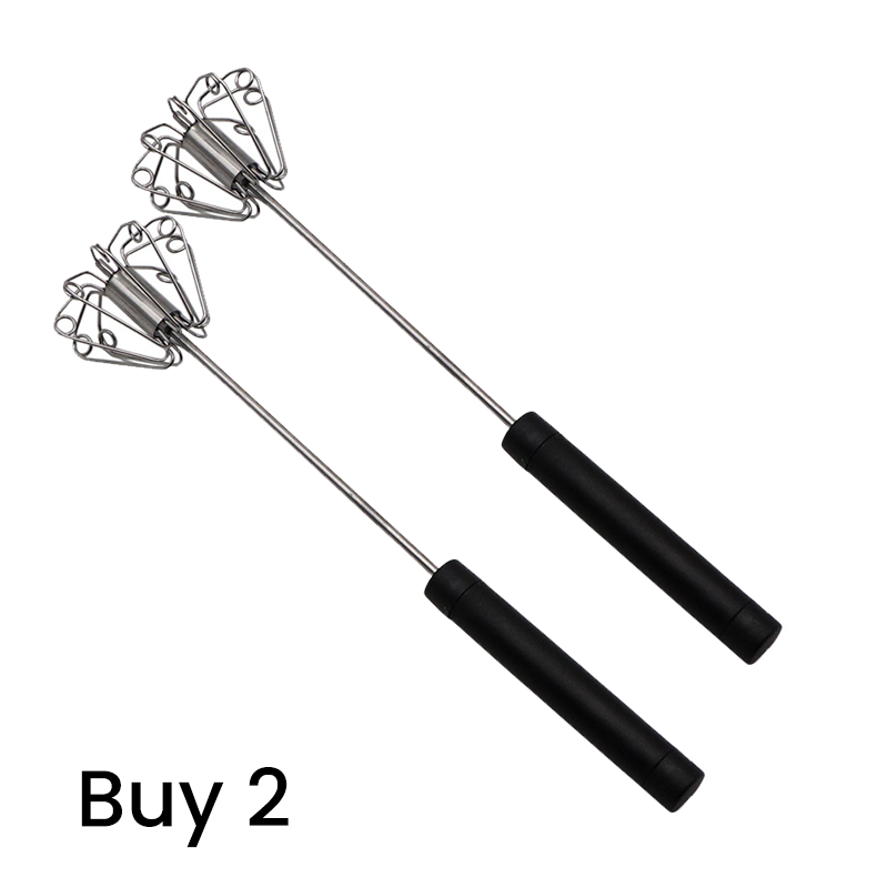 🔥Stainless Steel Semi-Automatic Hand Egg Beater