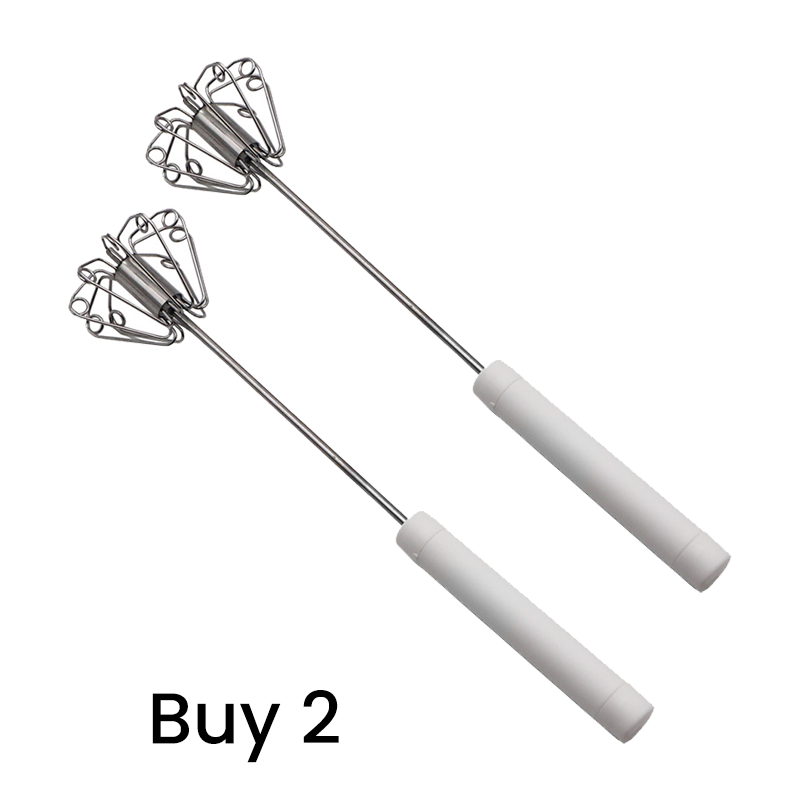 🔥Stainless Steel Semi-Automatic Hand Egg Beater
